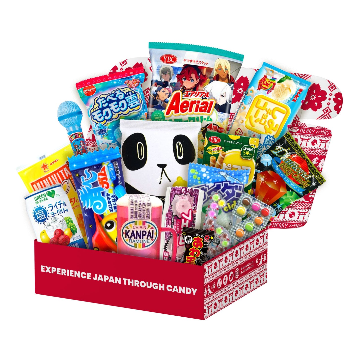 Experience the delights of Japanese snacks with a festive twist through our Christmas-themed Japan Crate Christmas Gift Box. Indulge in a delectable assortment of traditional Japanese candies and treats, carefully curated to transport you to the